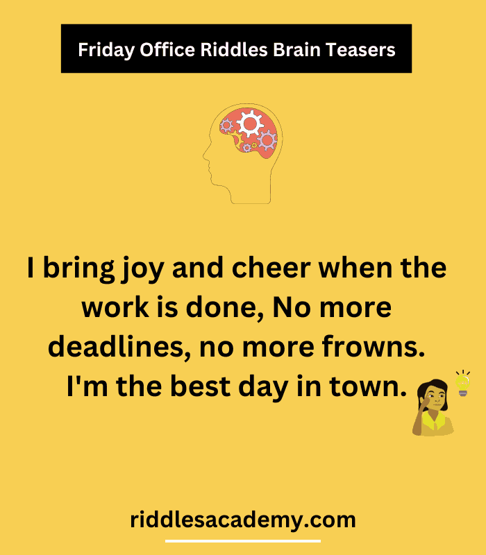 100 Friday Office Riddles Boost Your Workday With Brain Teasing Fun